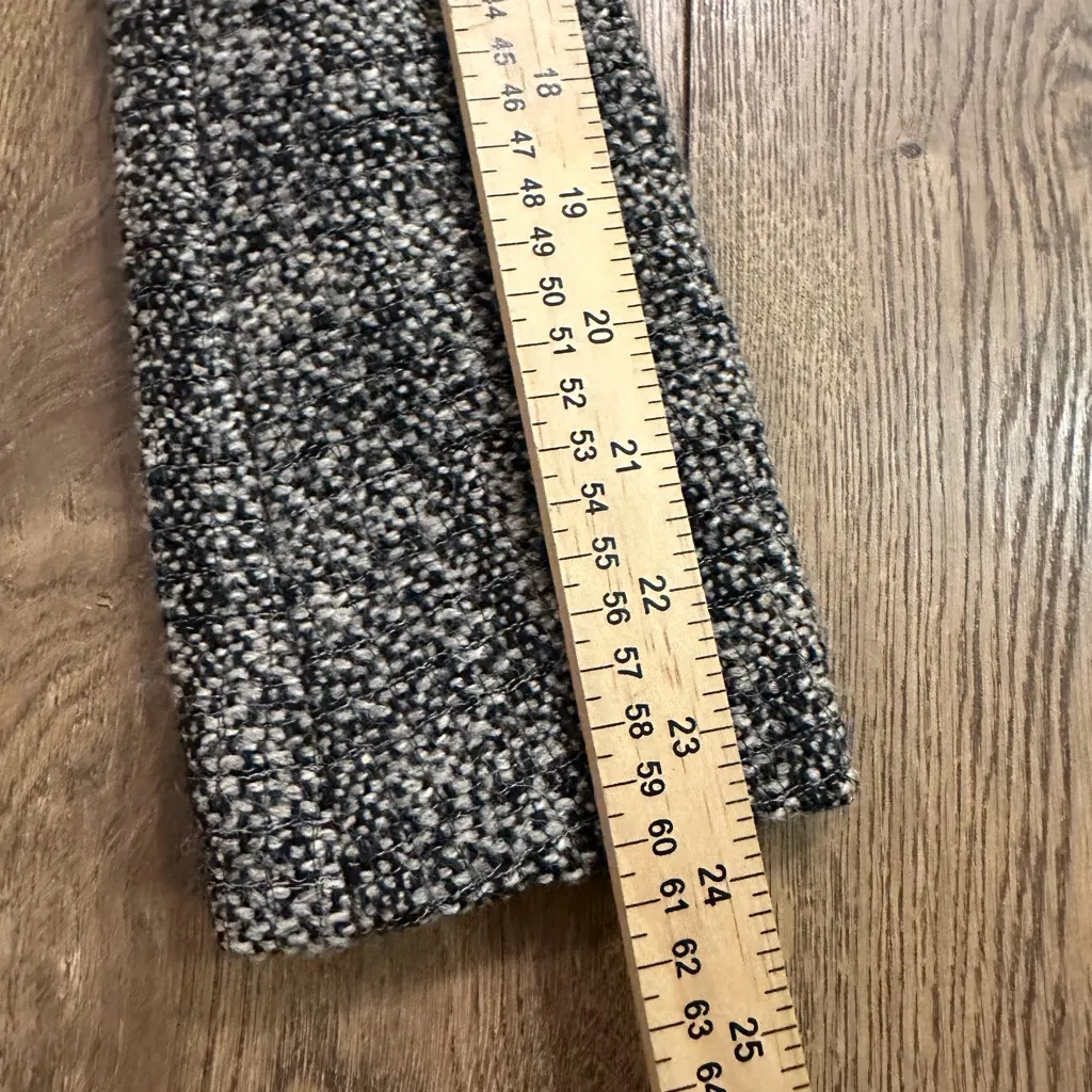 Isabel Marant Etoile Women’s Blazer Wool Frayed Tweed Grey Size 40 or US M - Image 7