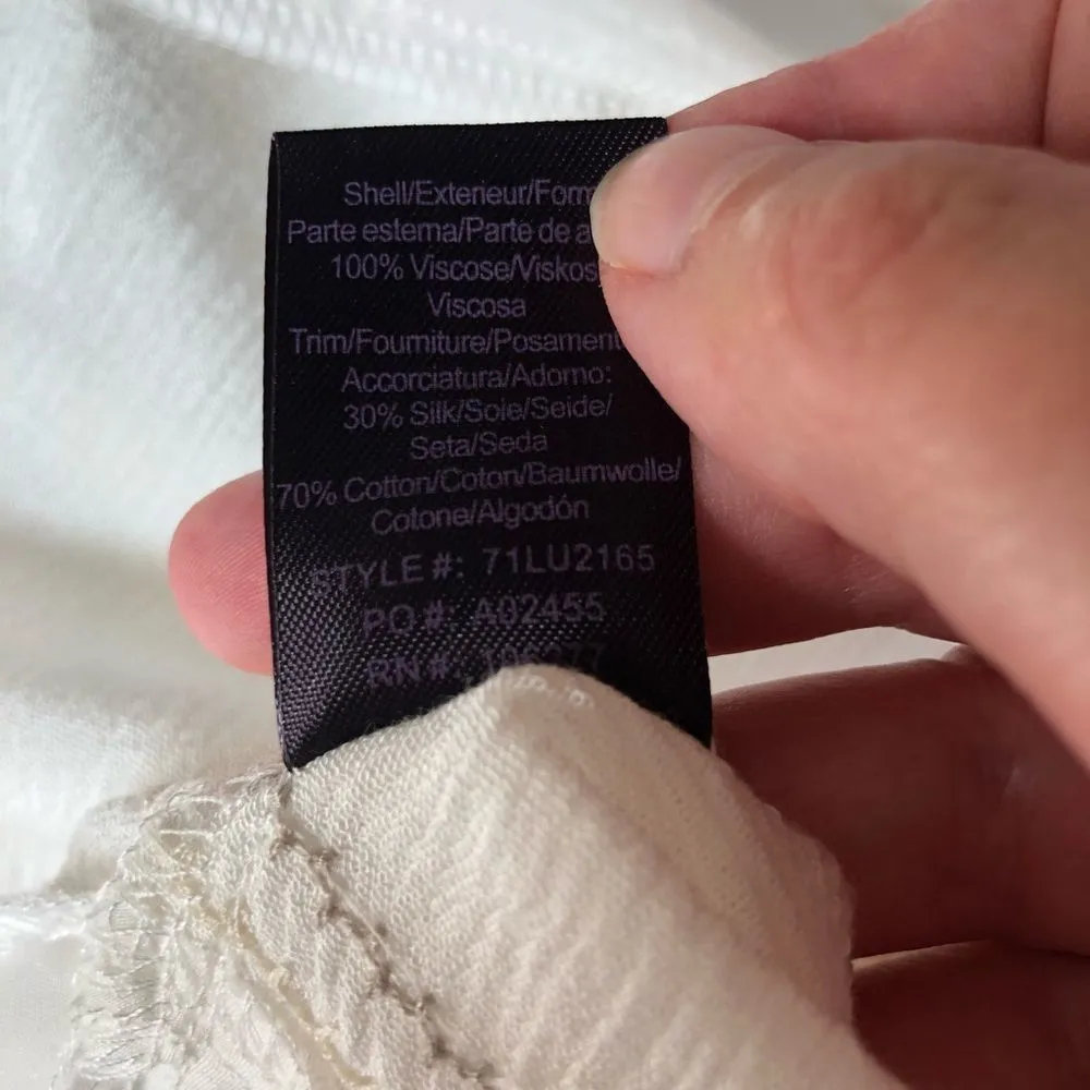 Hale Bob  Odelia Gauze Off Shoulder Tunic NWOT M - Image 9