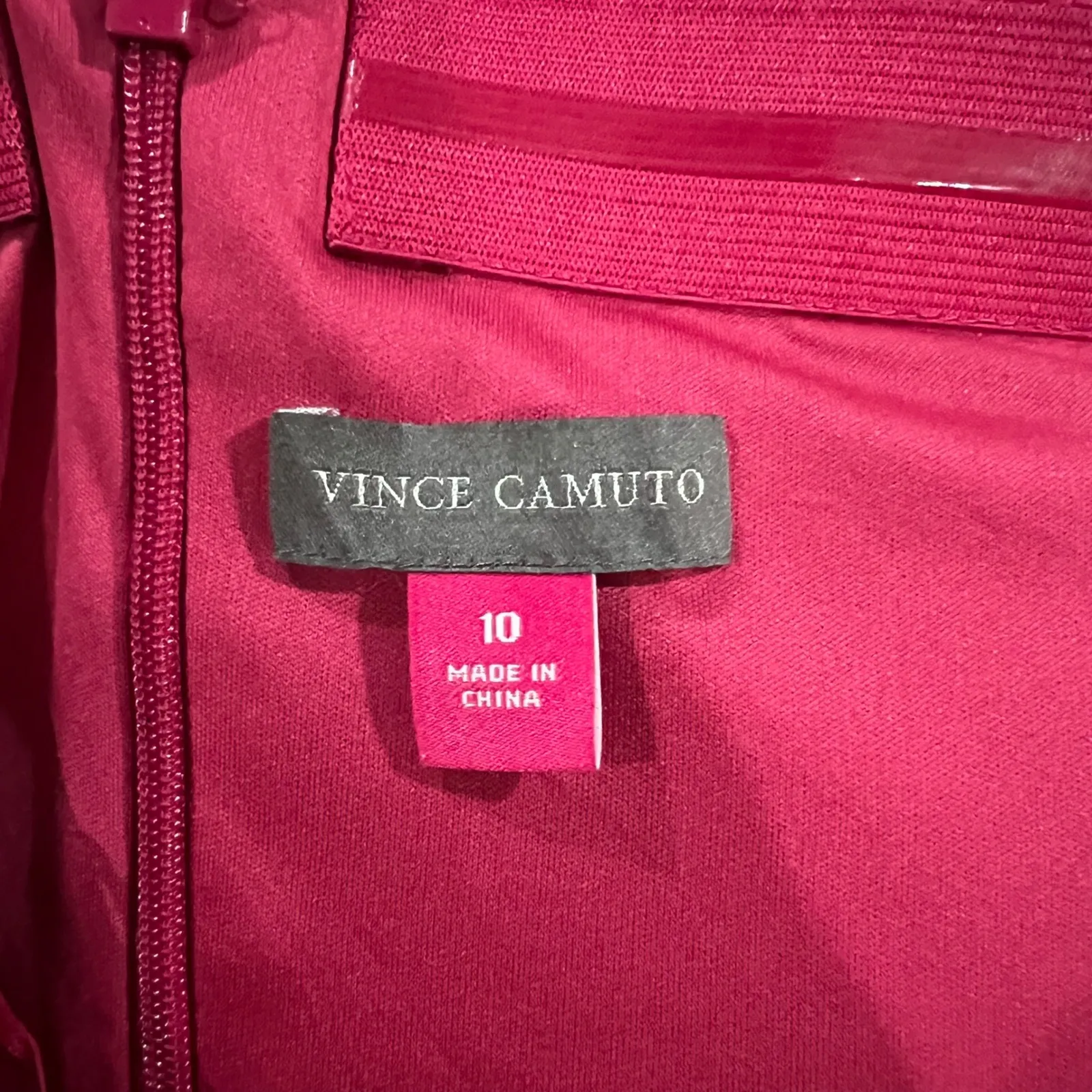 Vince Camuto Women's Strapless Twist Front Jumpsuit Fuchsia Pink Size 10 Elegant - Image 6