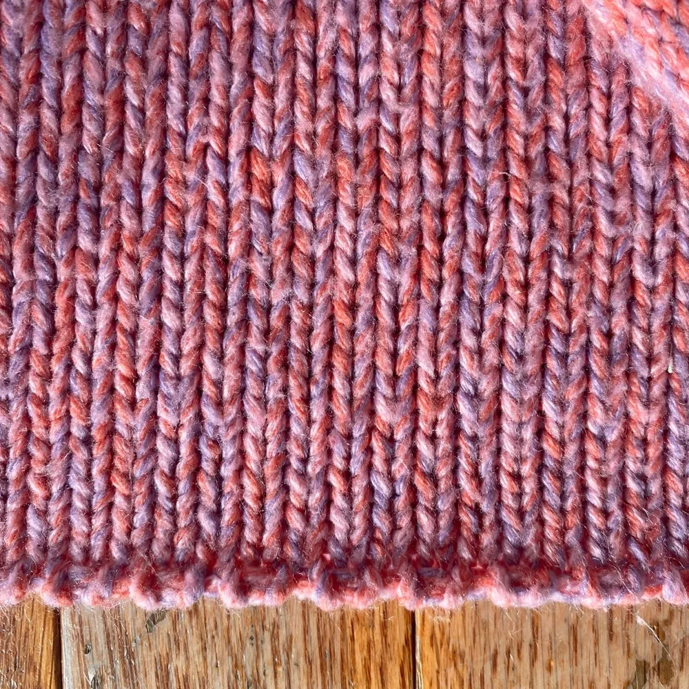 pink melon salmon knit sweater - Image 6