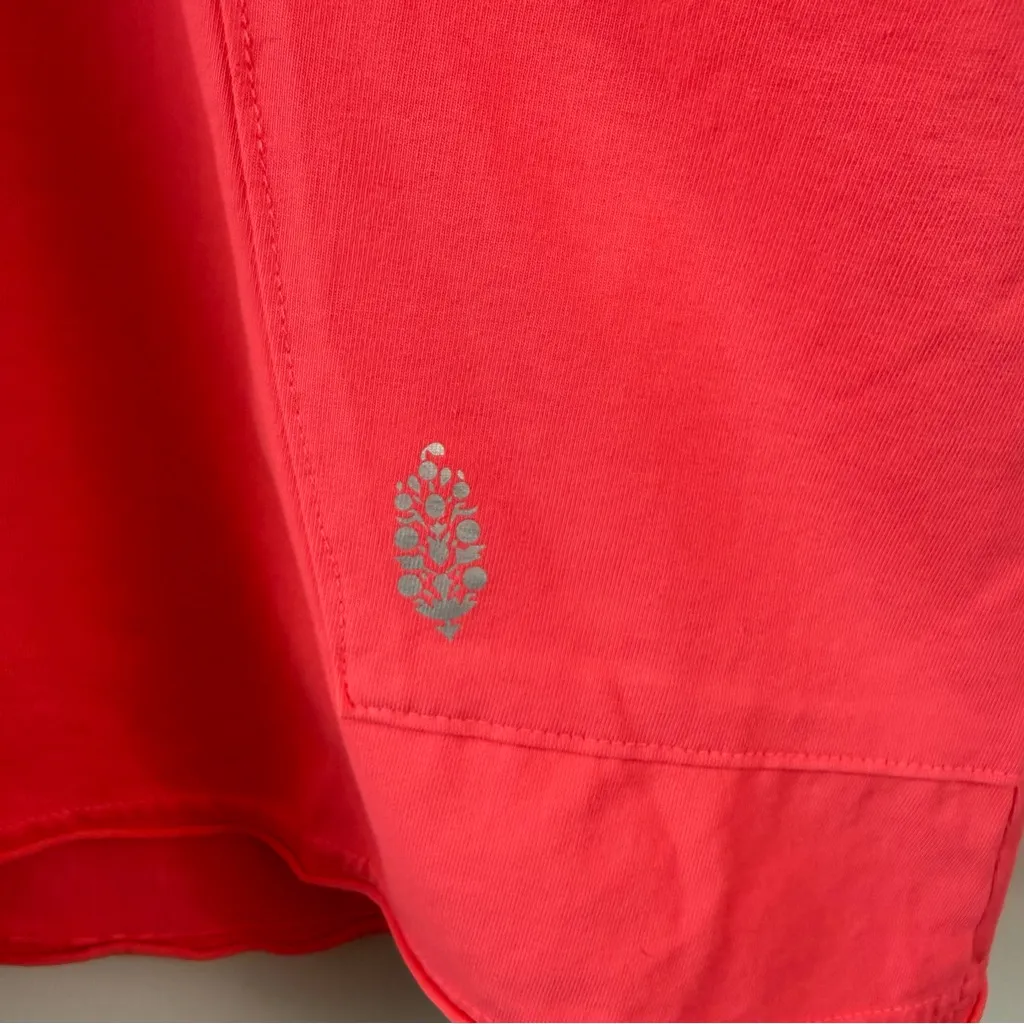 Free People Movement Hot Shot Romper Electric Sunset Neon Pink XS - Image 5