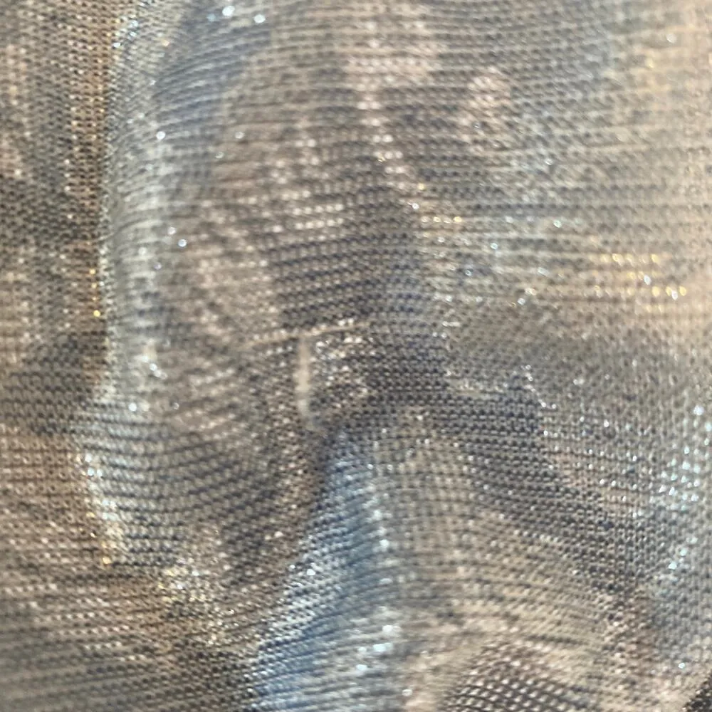 Jessica McClintock Gunne Sax Sleeveless Maxi Blue Silver Dress Vintage Sz Sm - Image 13