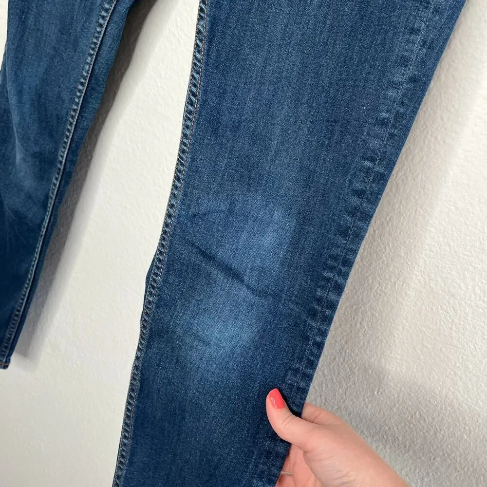 BDG Urban Outfitters Womens Dark Wash High Rise Cigarette Ankle Jeans 28W - Image 7