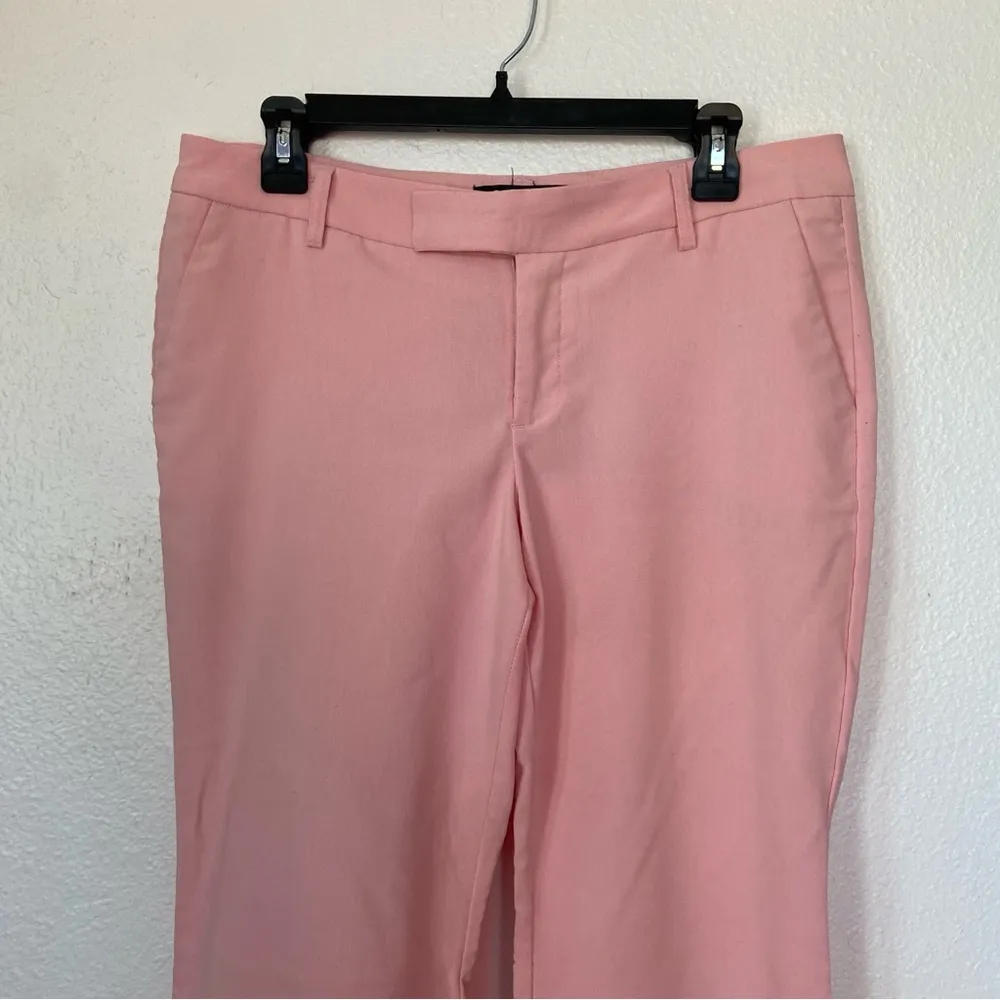 Vintage 90’s Solid Pastel Pink Wide Leg Pants - Image 7