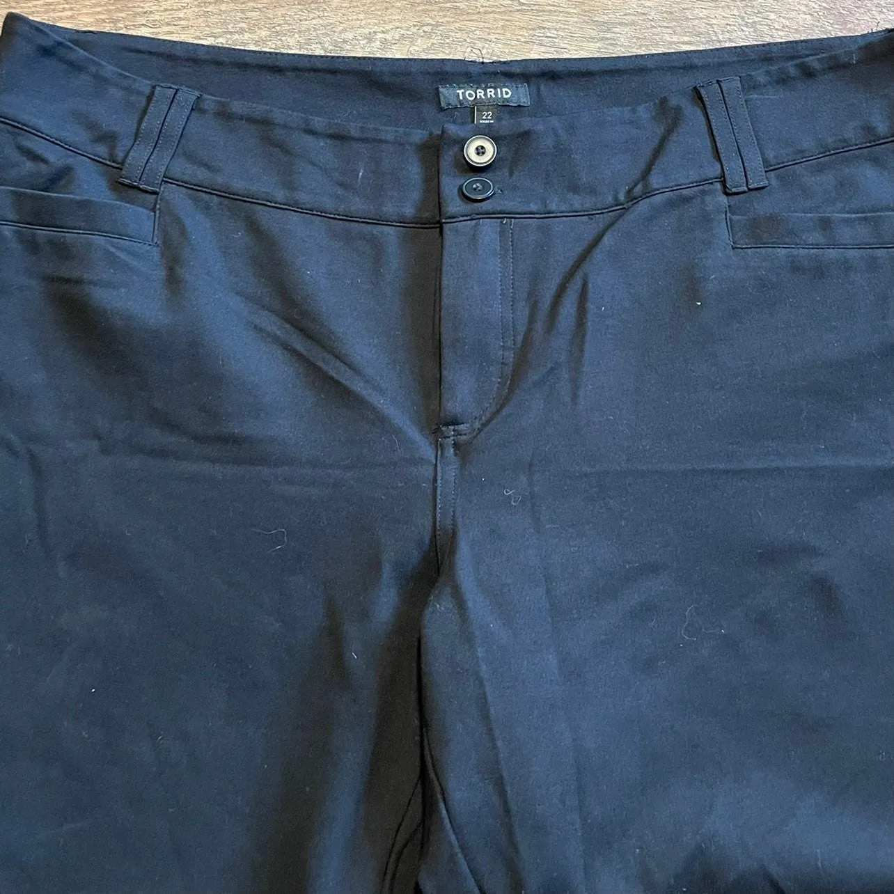 Torrid Plus Size Casual Black Woman's Neutral Basic Shorts Size 22 - Image 2