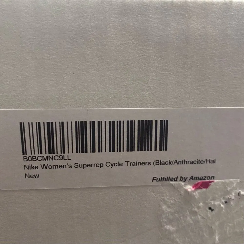 NIKE Women’s Superep Cycle Trainers Black Orange Size 7 New With Tags‎ No Box - Image 3