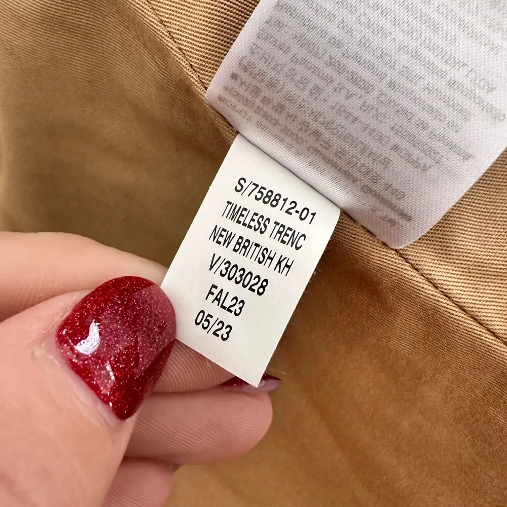 Timeless Trench Coat in New British Khaki - Image 8