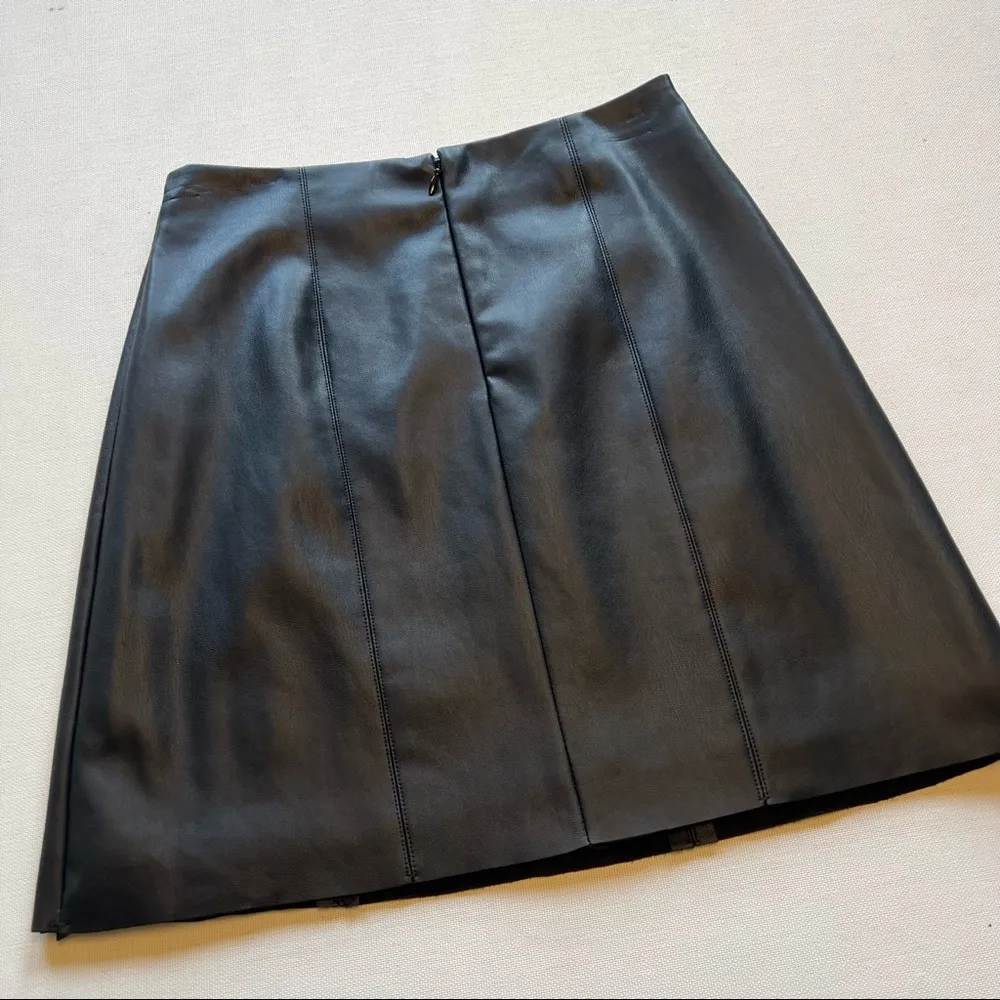Gianni Bini Faux Leather Mini Skirt - Image 2