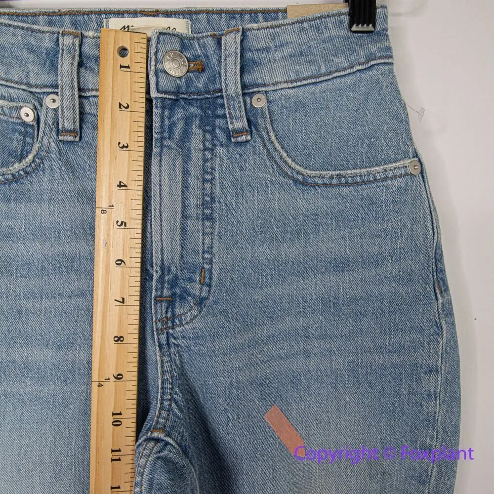 NEW Madewell The Curvy Perfect Vintage Jean in Coney Wash: Destroyed Edition, 24 - Image 7