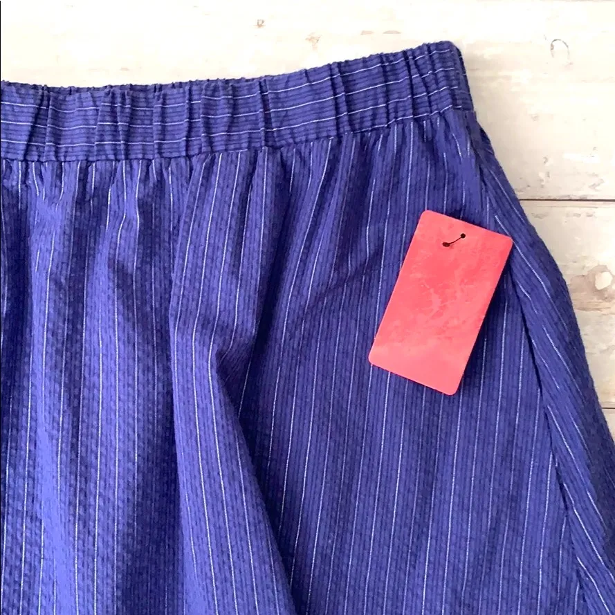 Women’s L/G Blue Knee Length Skirt Blue Purple NWT Size Large NEW Tags - Image 3