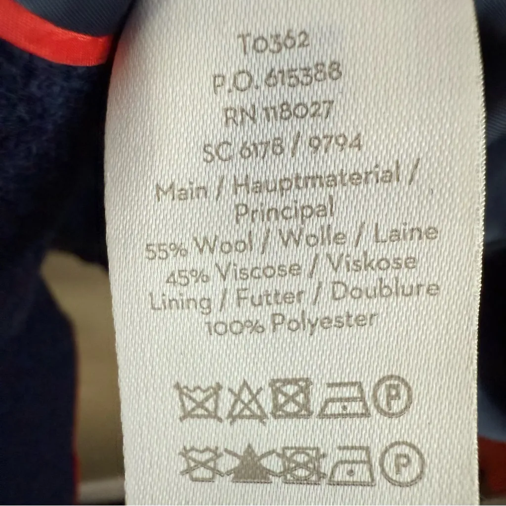 Boden Womens Wool Size US‎ 6 Blue Blazer Preppy Office Career Wear - Image 6