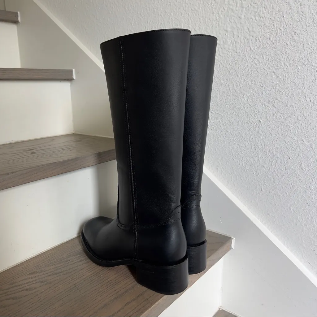 NWOB FRYE Campus 14L Pull On Riding Boots in Black - Image 8