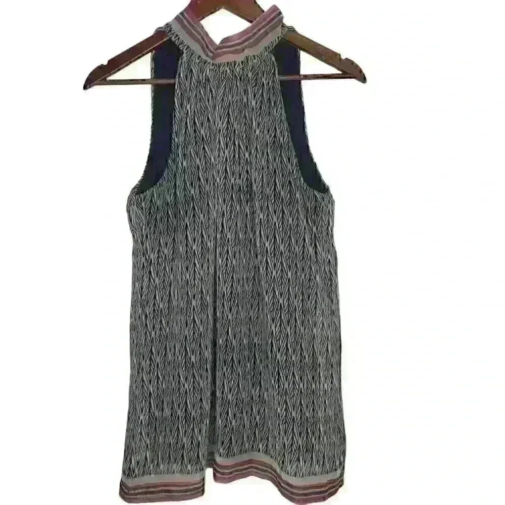 Jonathan Martin Sleeveless top with Tie‎ neck Sz M - Image 2