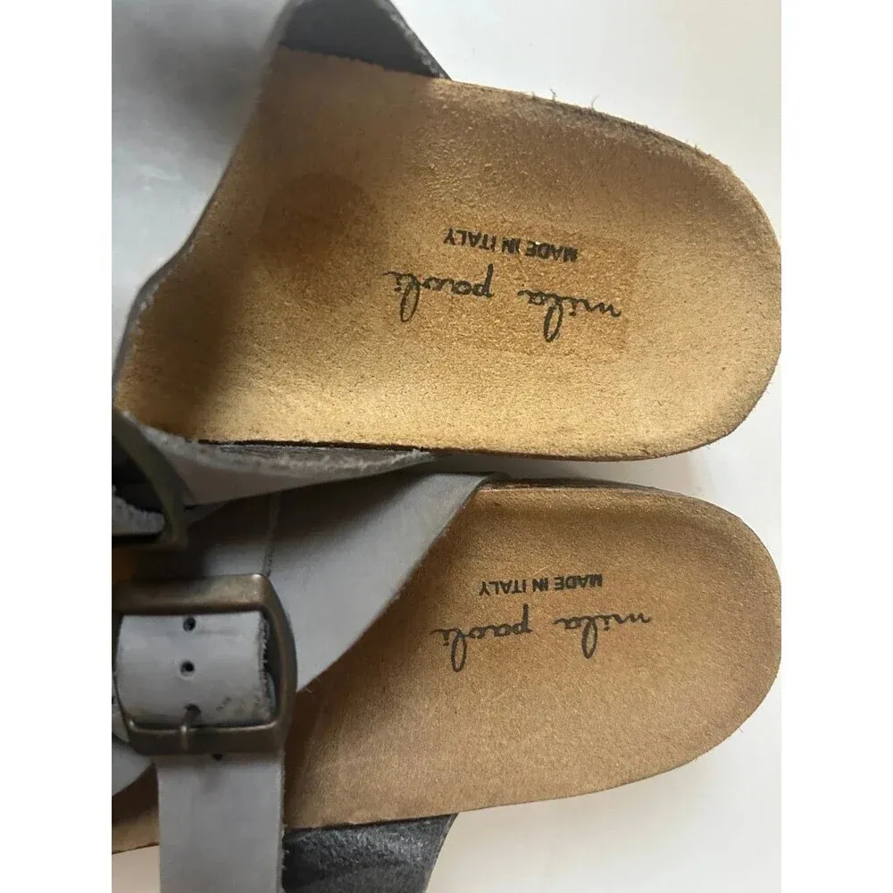 Mila Paoli Women’s braided Slip On Leather Sandals 7 - Image 4