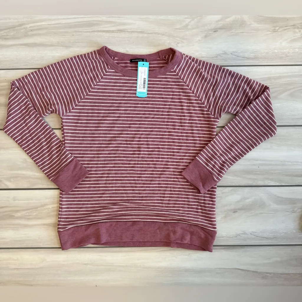 Staccato Dasher Raglan Sleeve Knit Top Purple MP NWT STITCH FIX - Image 5