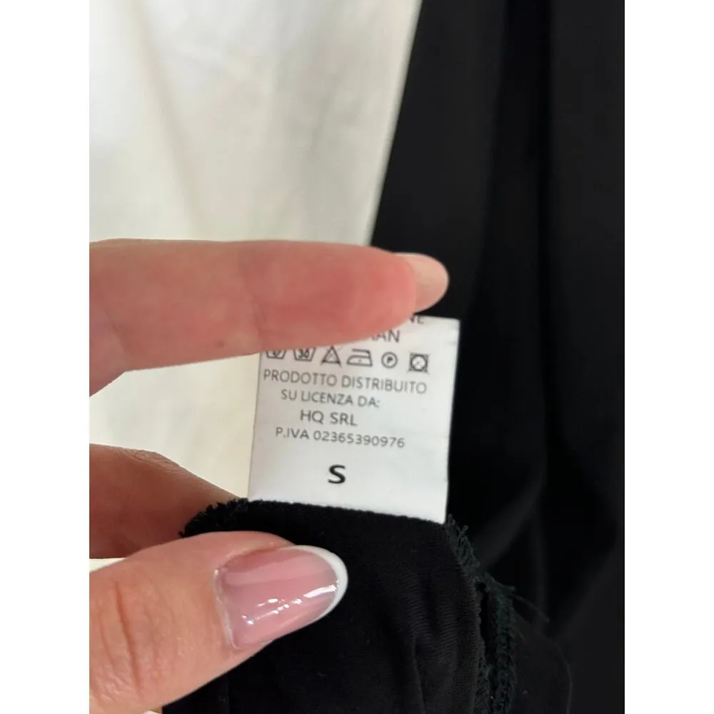 Eleh Sleeveless Halter Neck Open Back Slit Knee Length Dress Black Womens Size S - Image 5