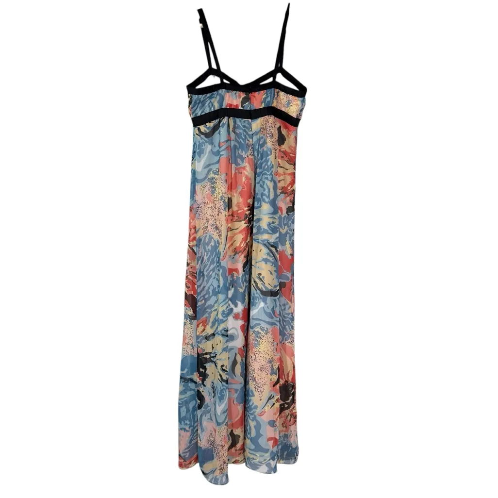 Rampage Y2K artsy print babydoll maxi dress - Image 6