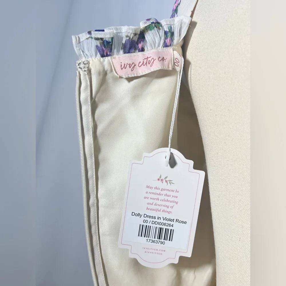 Ivy City Co Dolly Dress Violet Rose | 00 NWT Purple - Image 13