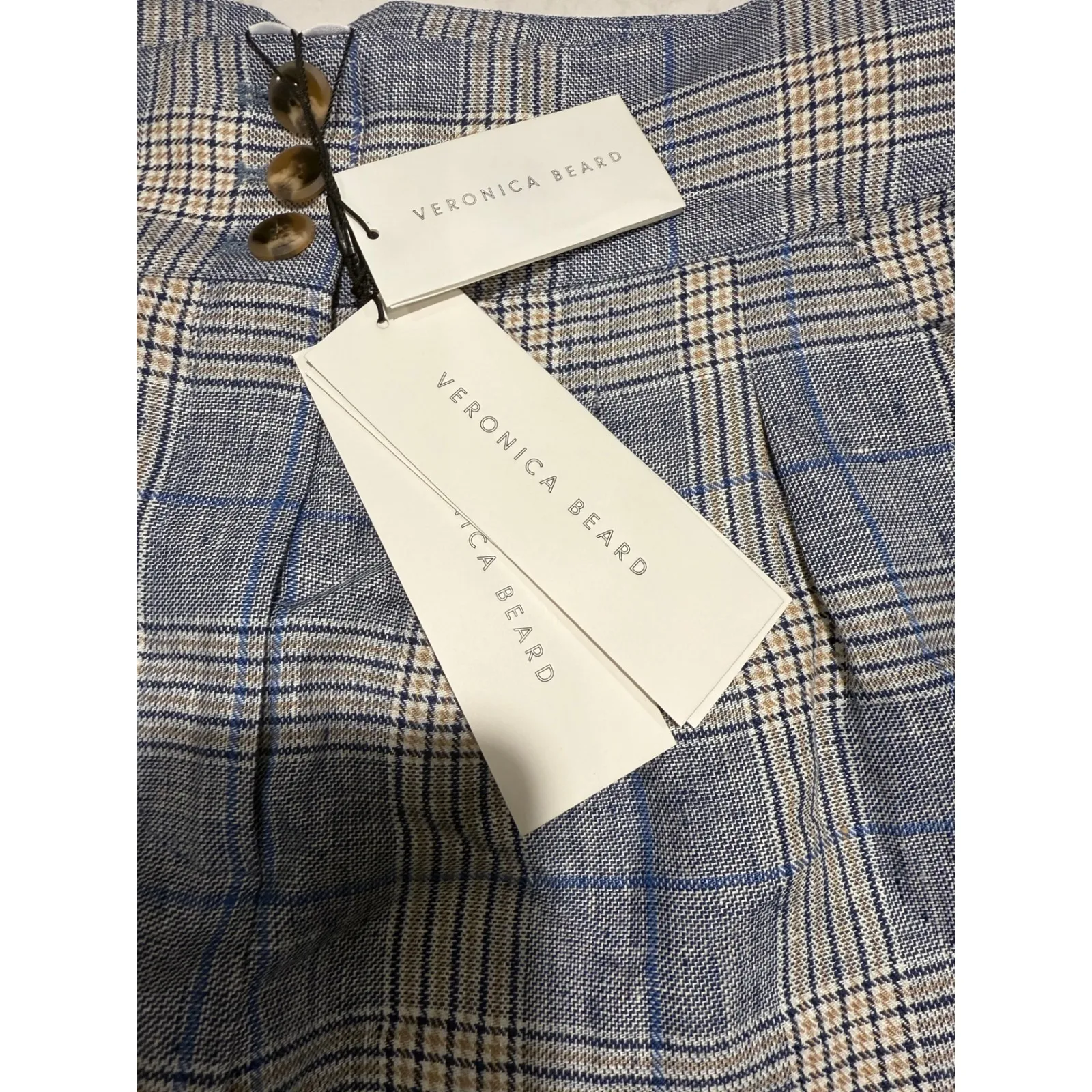 NWT VERONICA BEARD‎ Alicia Wool
Bend Short in Blue Multi Sz 4
$378 - Image 6