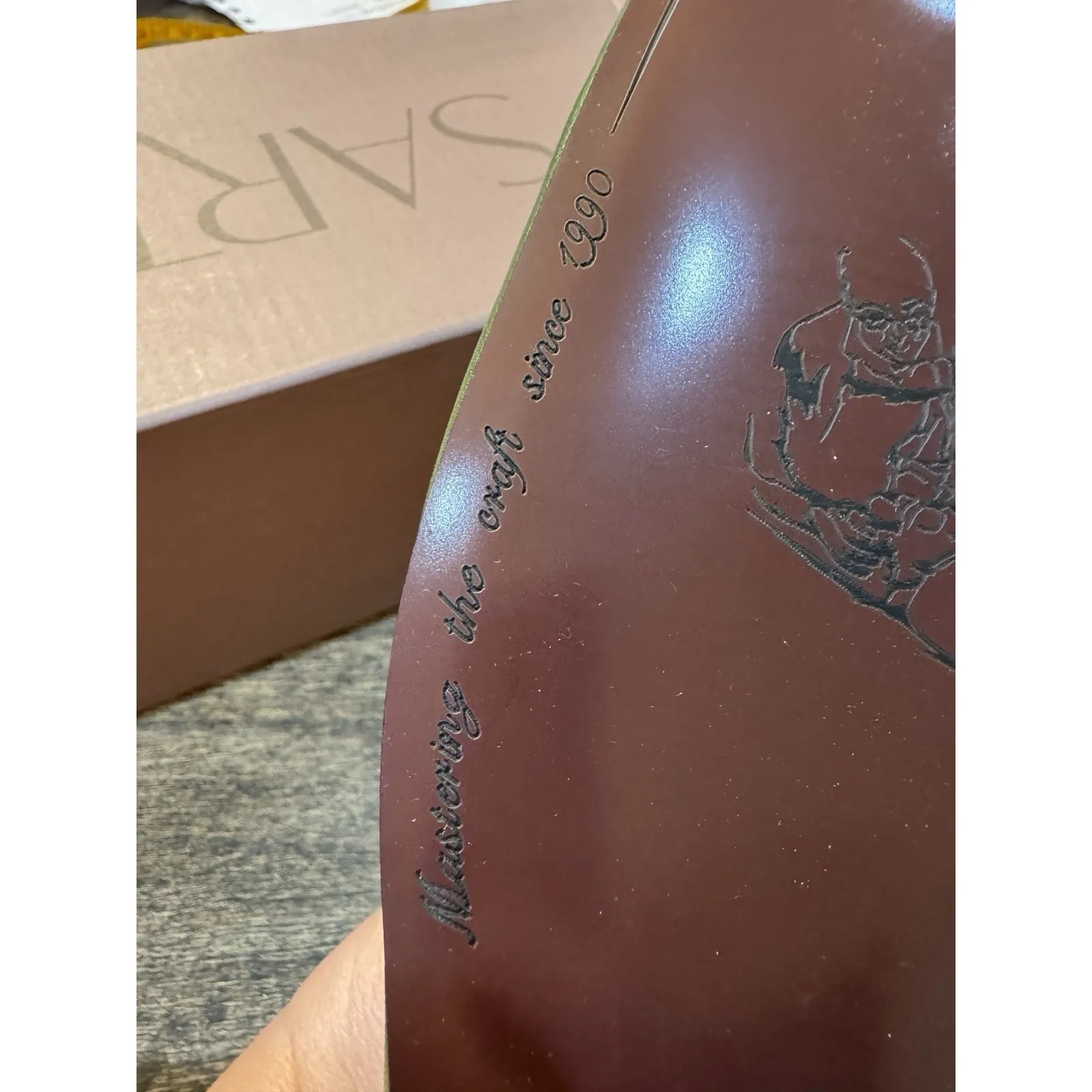 Sarto Flex Amaya 3 Square Toe Ballet Flats Army Leather Size 7.5 Old Money‎ Prep - Image 12