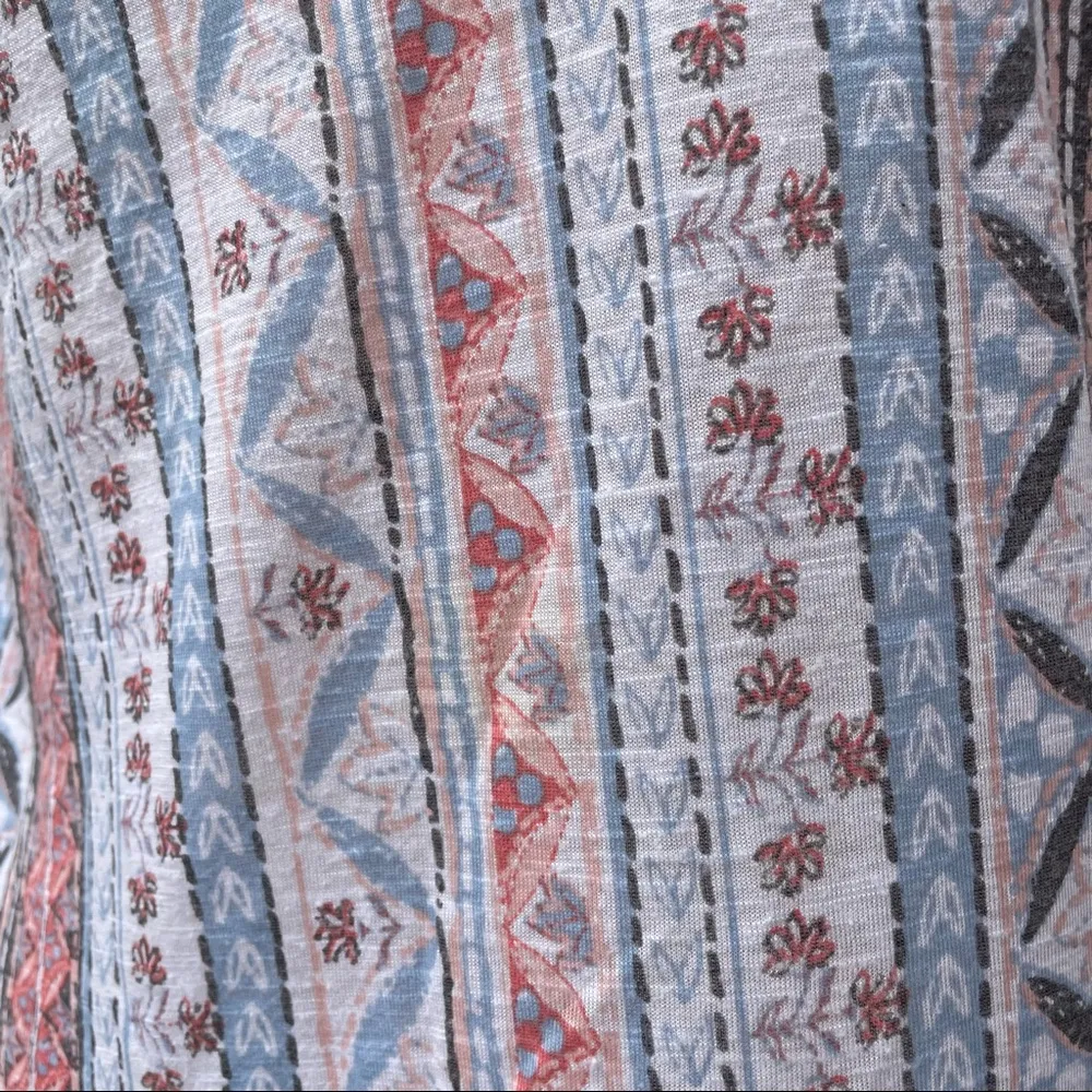 Tribal Jeans floral printed, striped, pastel top / XS / Excellent condition - Image 10