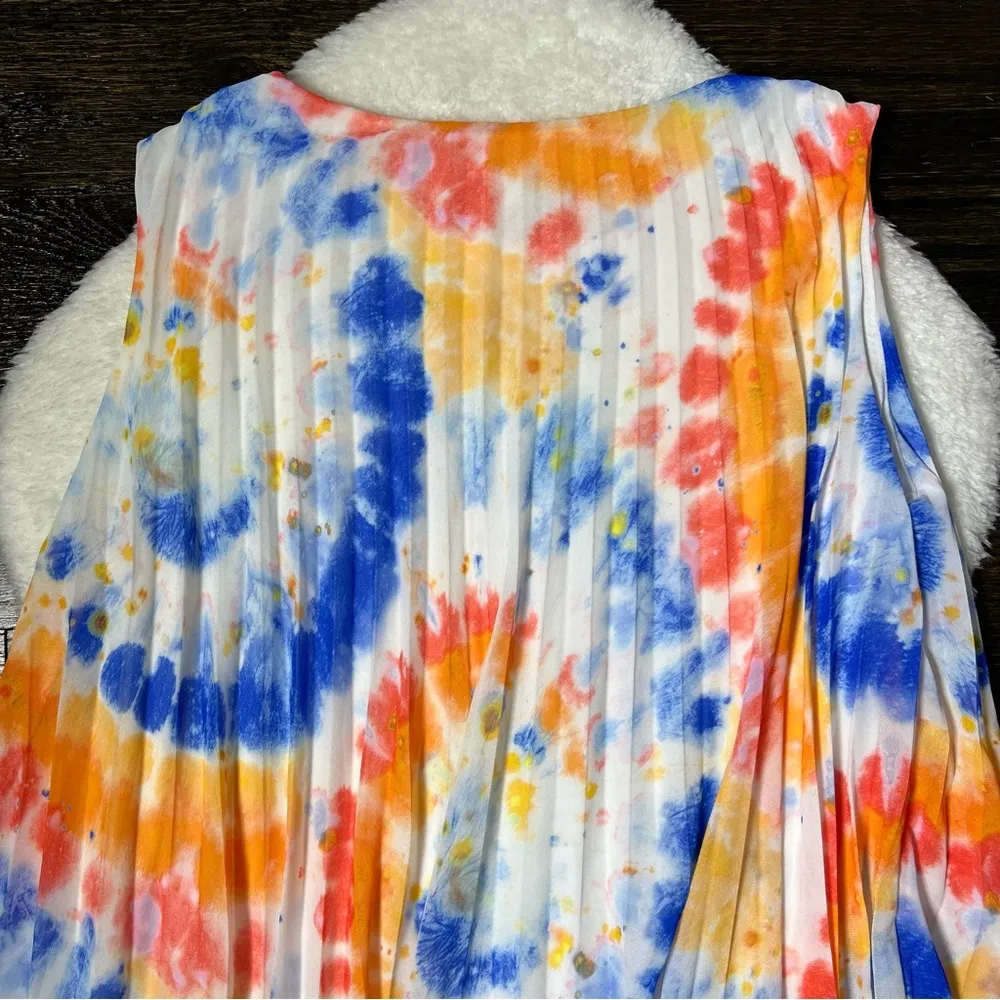 Cartoon Tie Dye Shift Dress Size 16 - Image 7