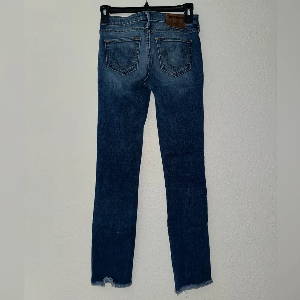 True Religion Jeans Mid Rise Sara Cigarette Size 24 Women's - Image 3