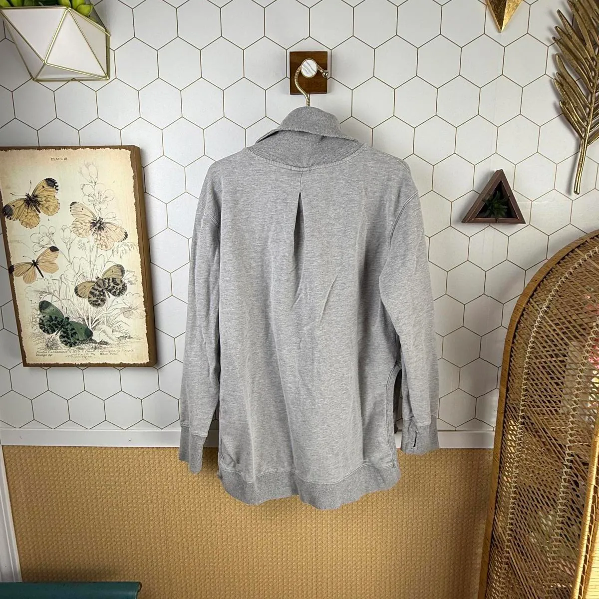 FP Movement Light Gray Oversized Zip - Image 5