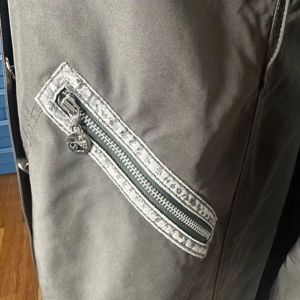 Tory Burch Gray Lightweight Trench Coat - Image 8