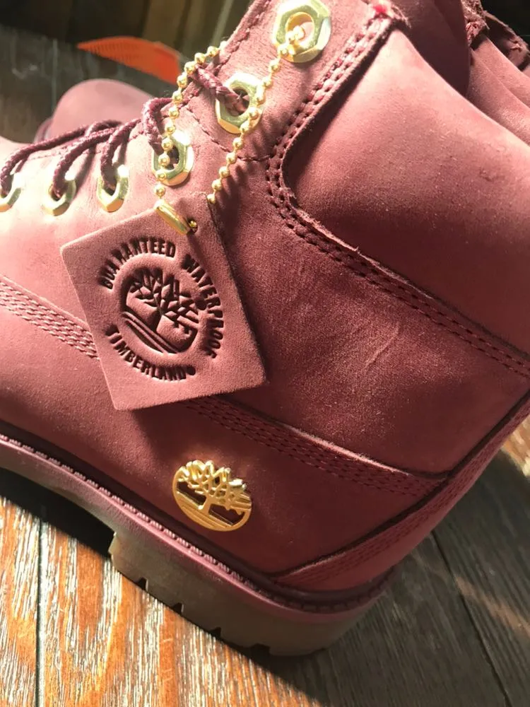 Timberland Maroon  Boots - Image 7