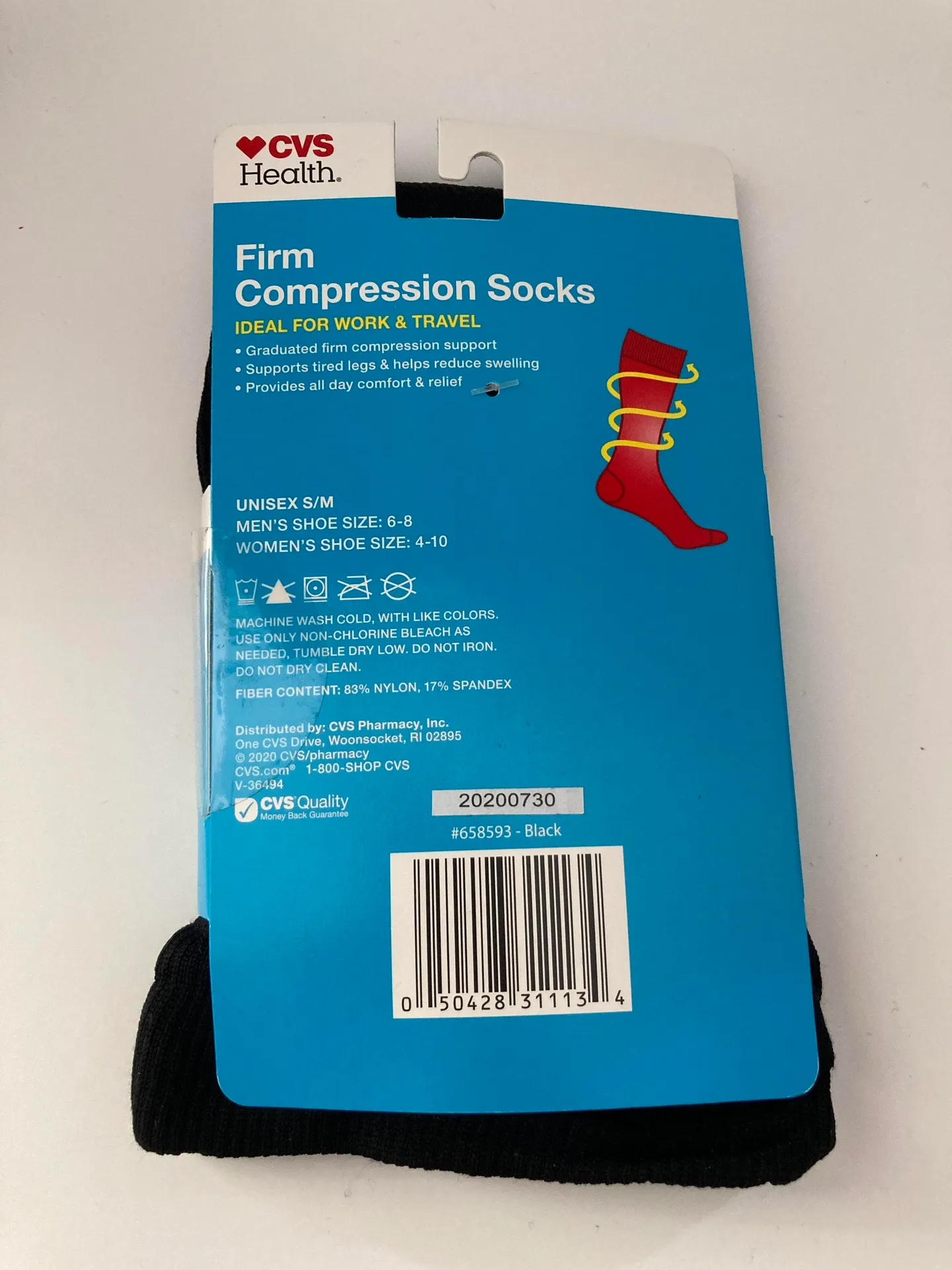 Unisex Firm Compression Socks Size S/M - Image 2