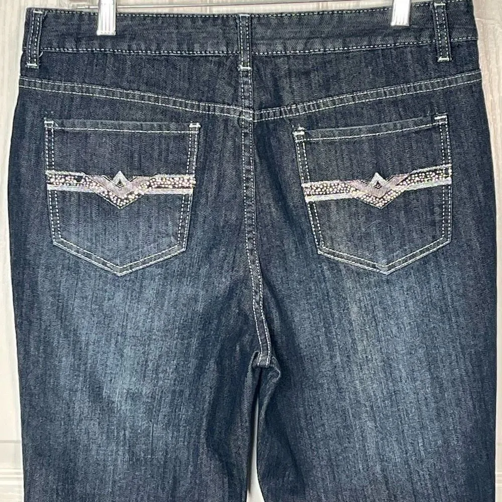 Christopher & Banks Sz 12 Straight Leg Jeans - Image 8