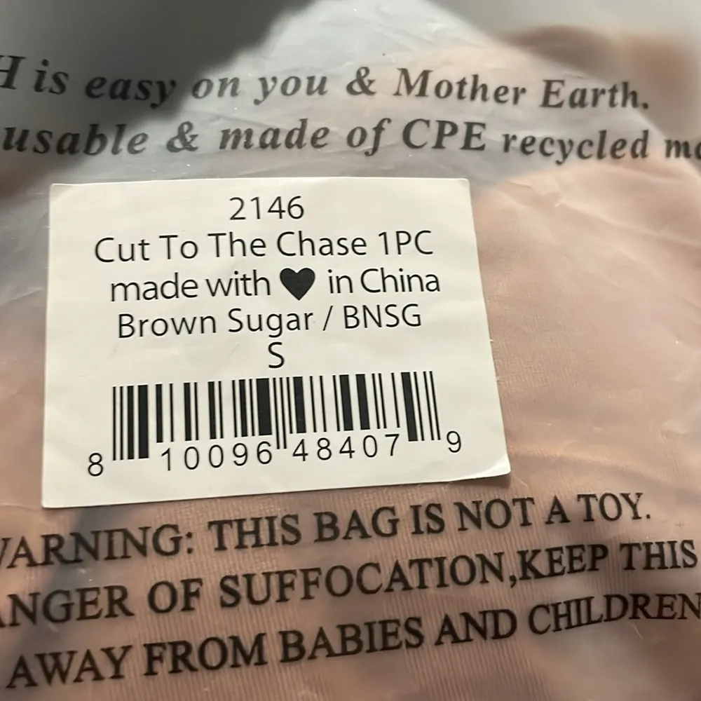 NWT We are HAH x Free People Cit to the Chase One Piece Swimsuit Bodysuit Sz S - Image 4