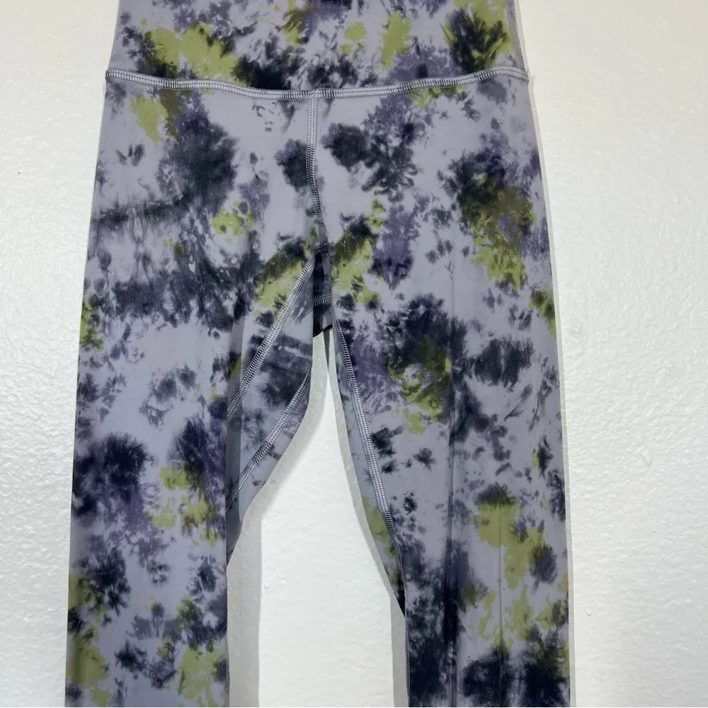 Lululemon  Radial Tie Dye Mauve Grey Multi Align High-Rise Pant 28" - Image 5
