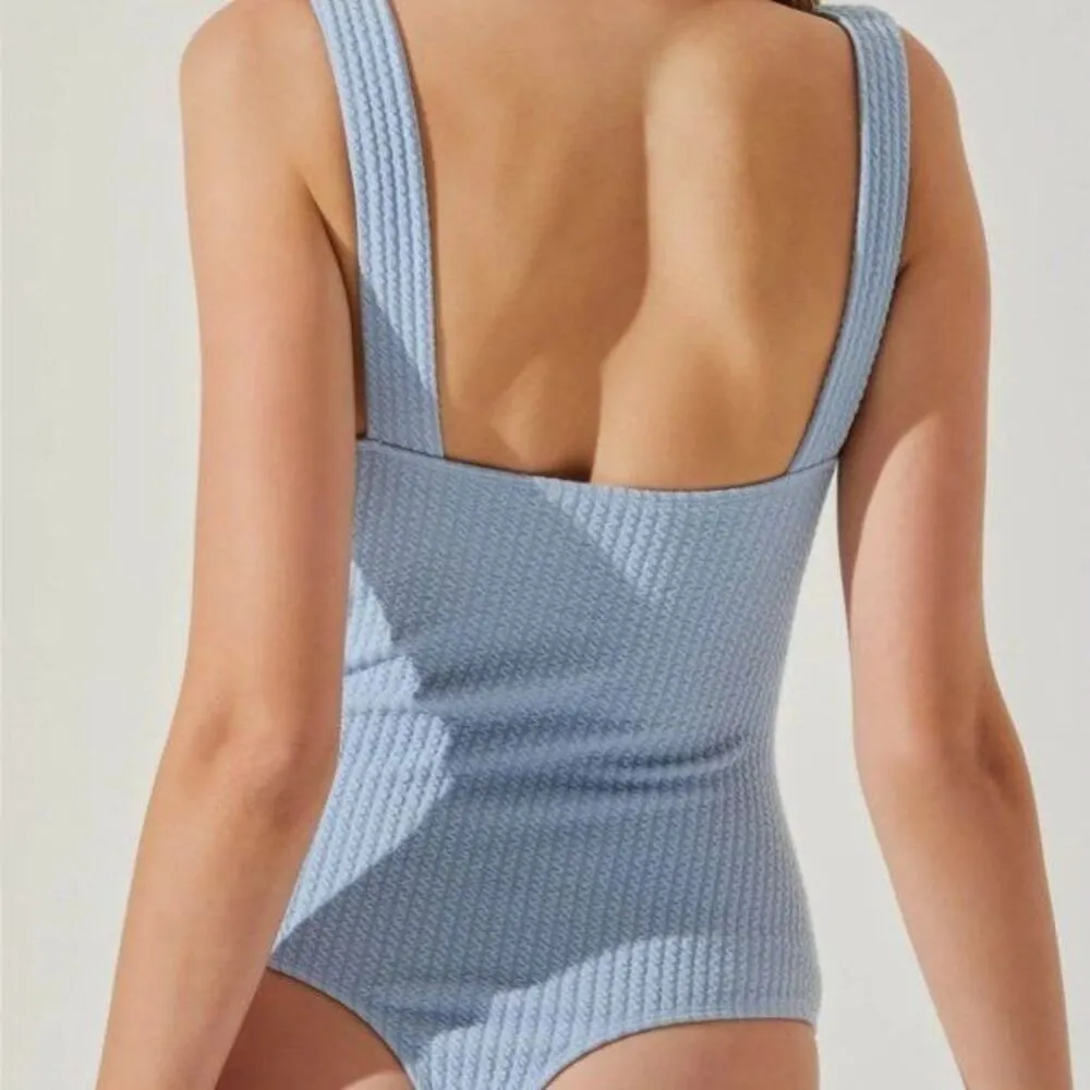 ASTR Aria Blue bustier bodysuit - Image 2