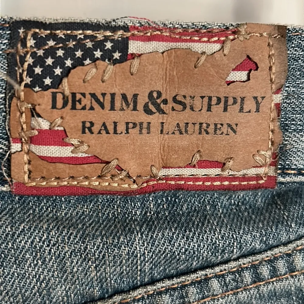 New Ralph Lauren Denim & Supply Boyfriend Cut Off Denim Distressed Jean Shorts - Image 3