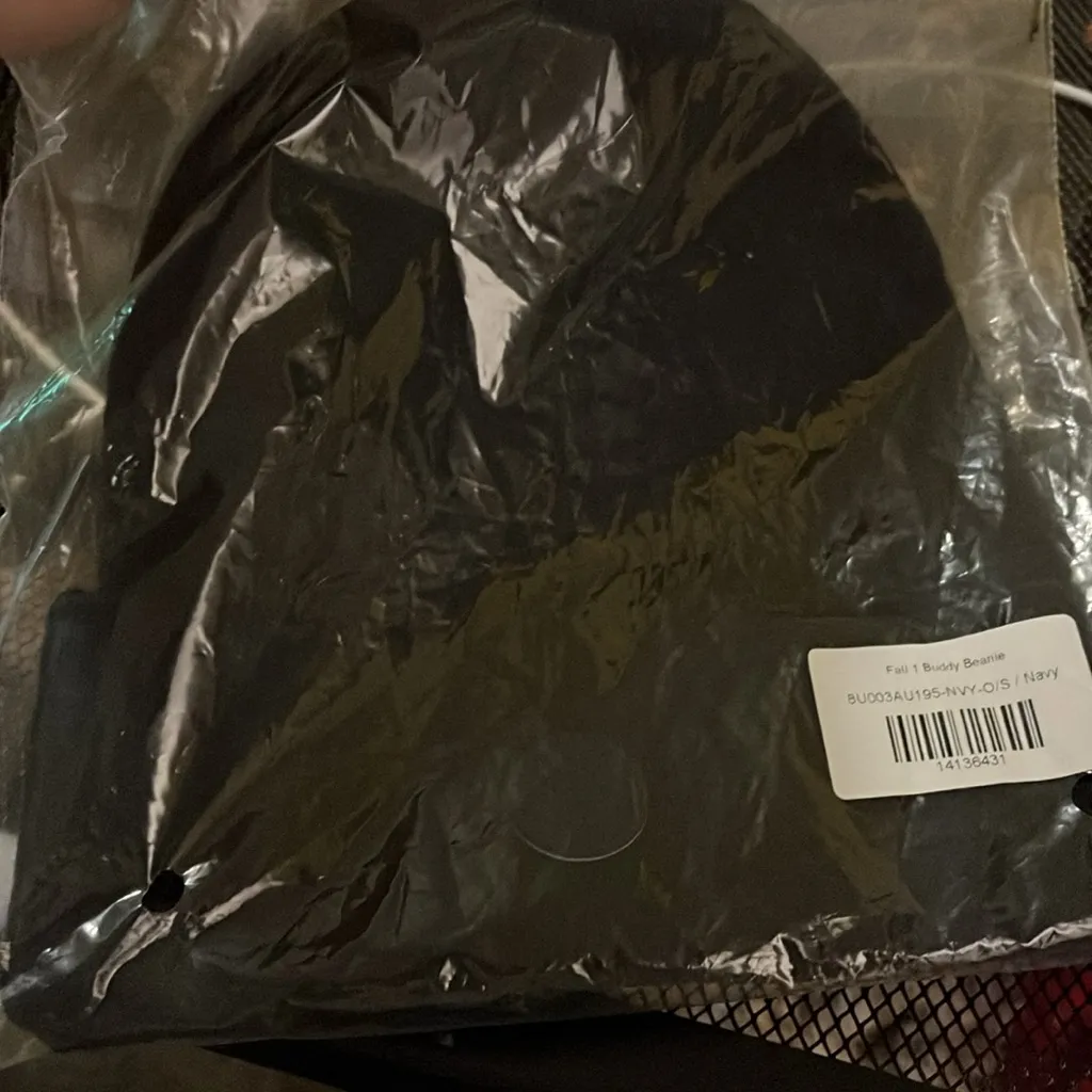 NWT MadHappy Fall 1 navy buddy‎ Beanie with Cuffed Design - Image 3