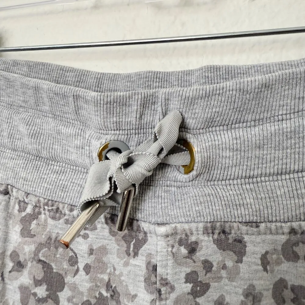 [Athleta] Heather Gray Balance Abstract Leopard Print Jogger Pants Size Medium M - Image 11