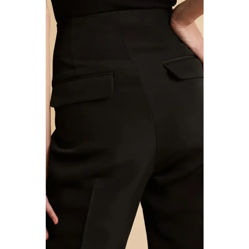 KHAITE‎ Rainer Microfille Wool Blend Pants Size 10 - Image 3