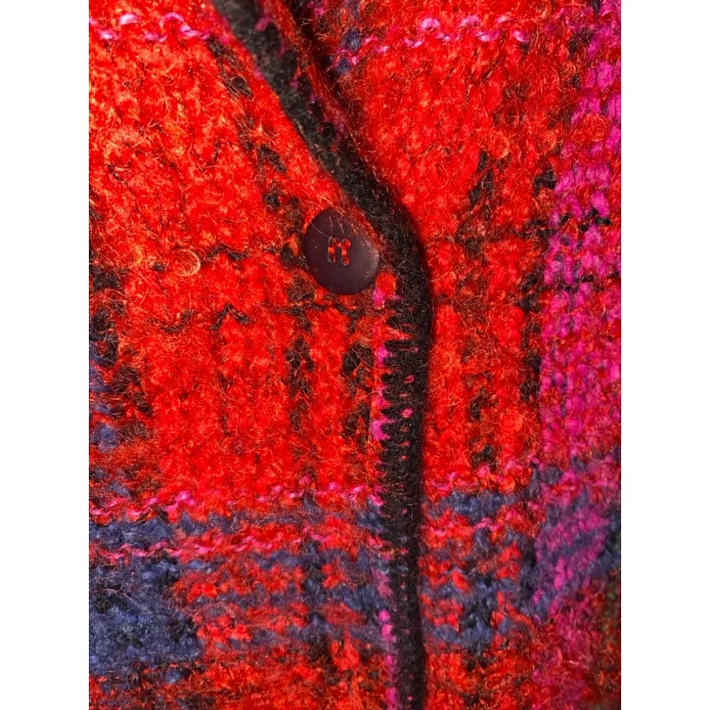 Women's Vintage Carole Little Cardigan Size M - Image 4