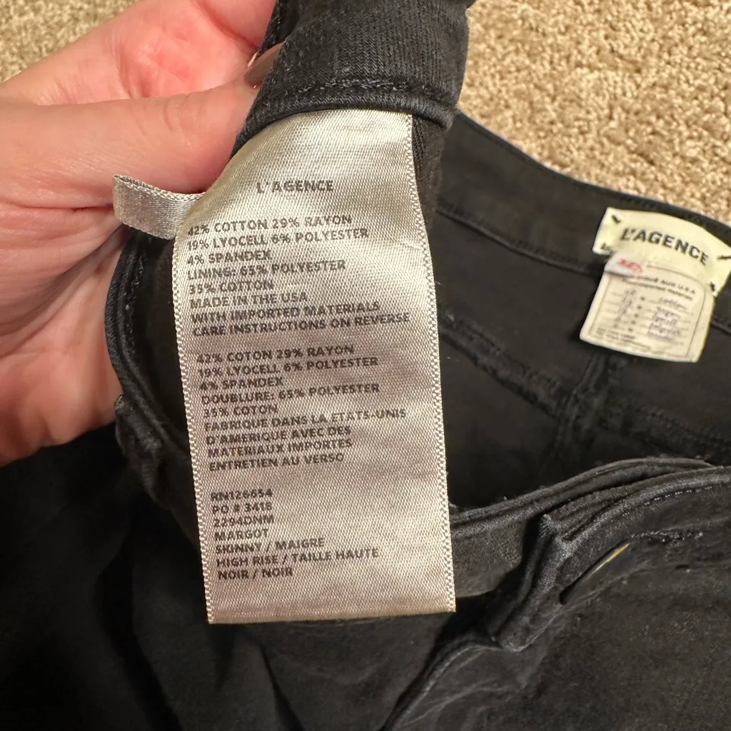 L’AGENCE Margot High Rise Skinny Jeans‎ - Image 4
