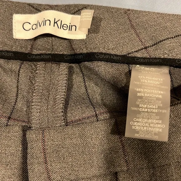 Calvin Klein new with tags slacks size‎ 10 - Image 4