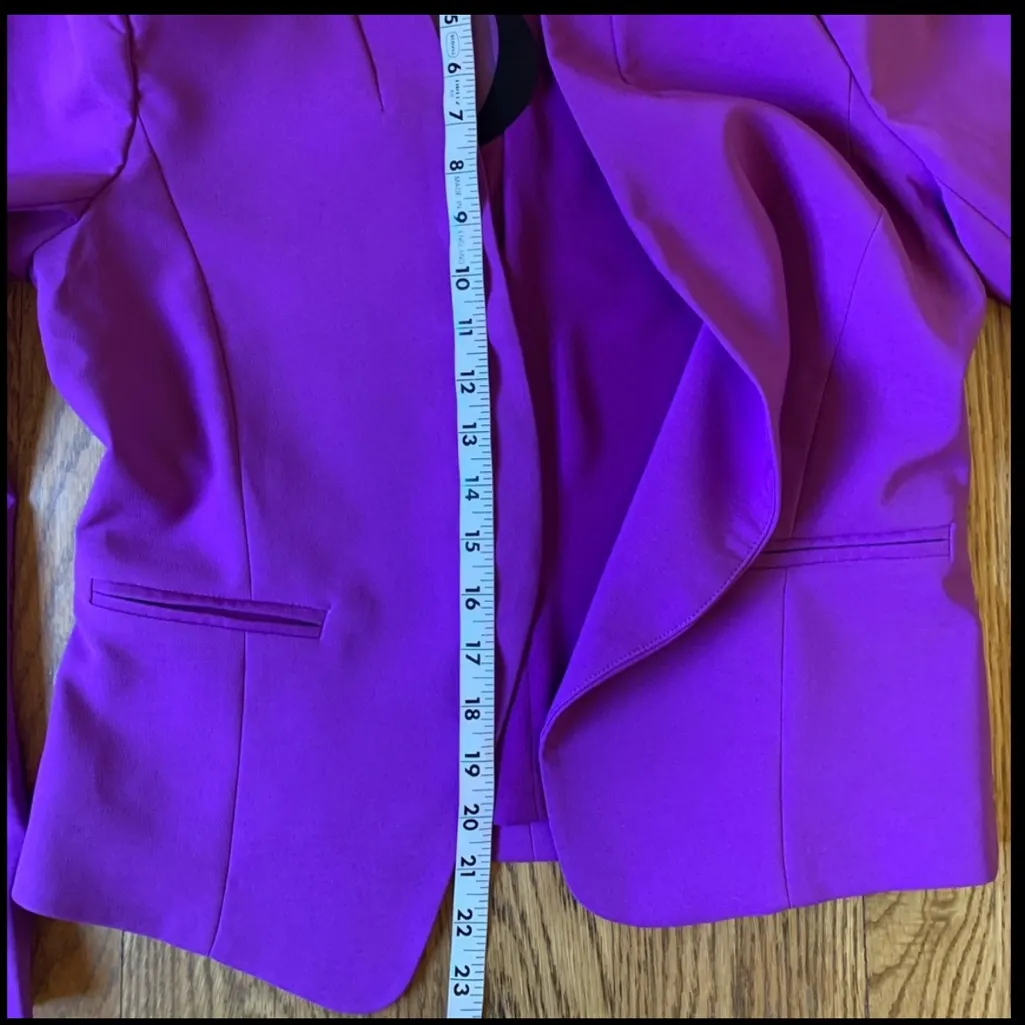 New Ovi open front Purple Blazer size M - Image 8