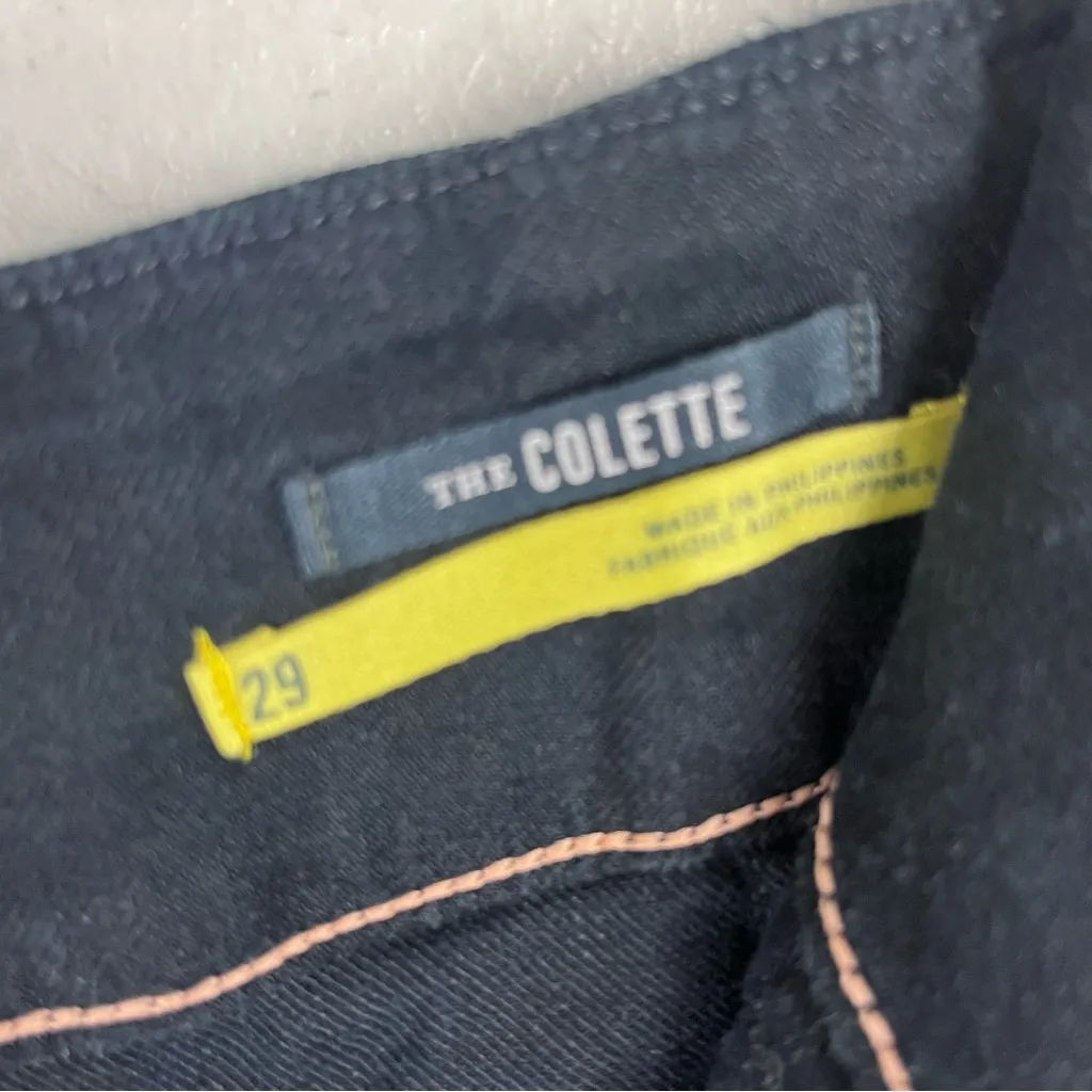 ANTHROPOLOGIE MAEVE The Colette Linen Blend High Rise Cropped Wide Leg Pants 29 - Image 4