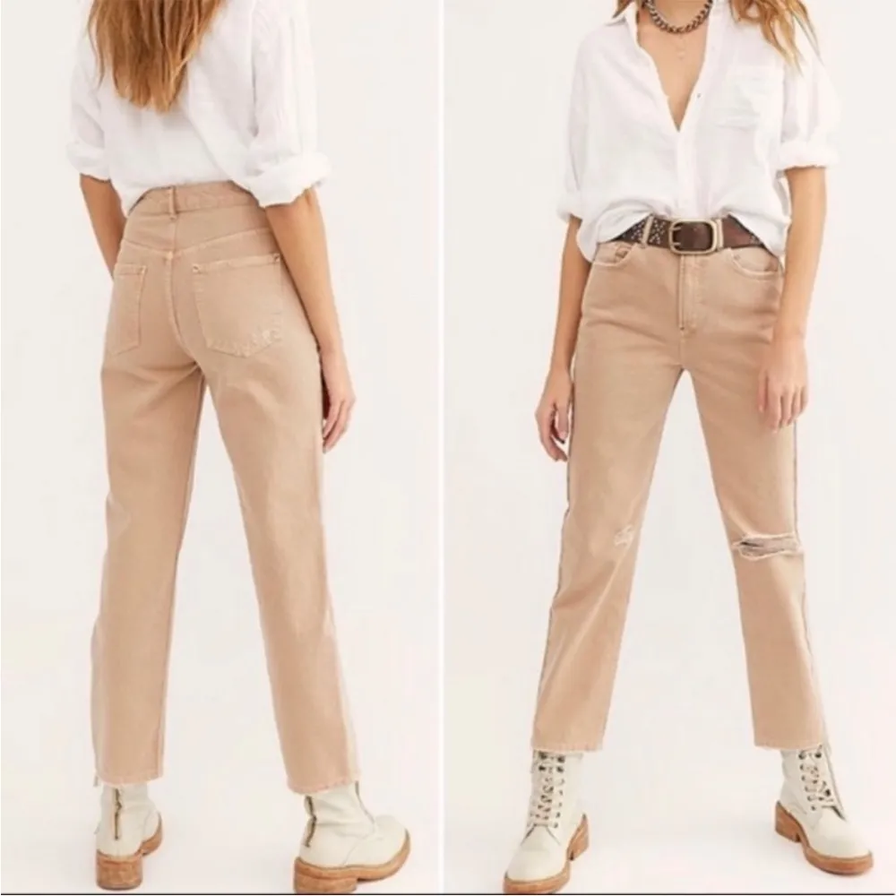 Dakota Straight Leg Jeans in Cafe Au Lait Size 26 - Image 3