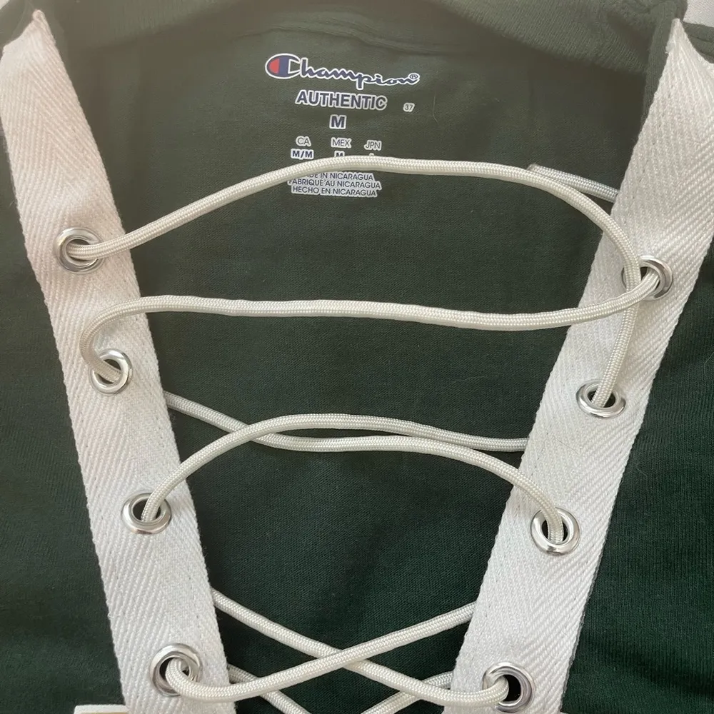 Women’s Custom USF Bulls Lace Up V Neck Size M - Image 3