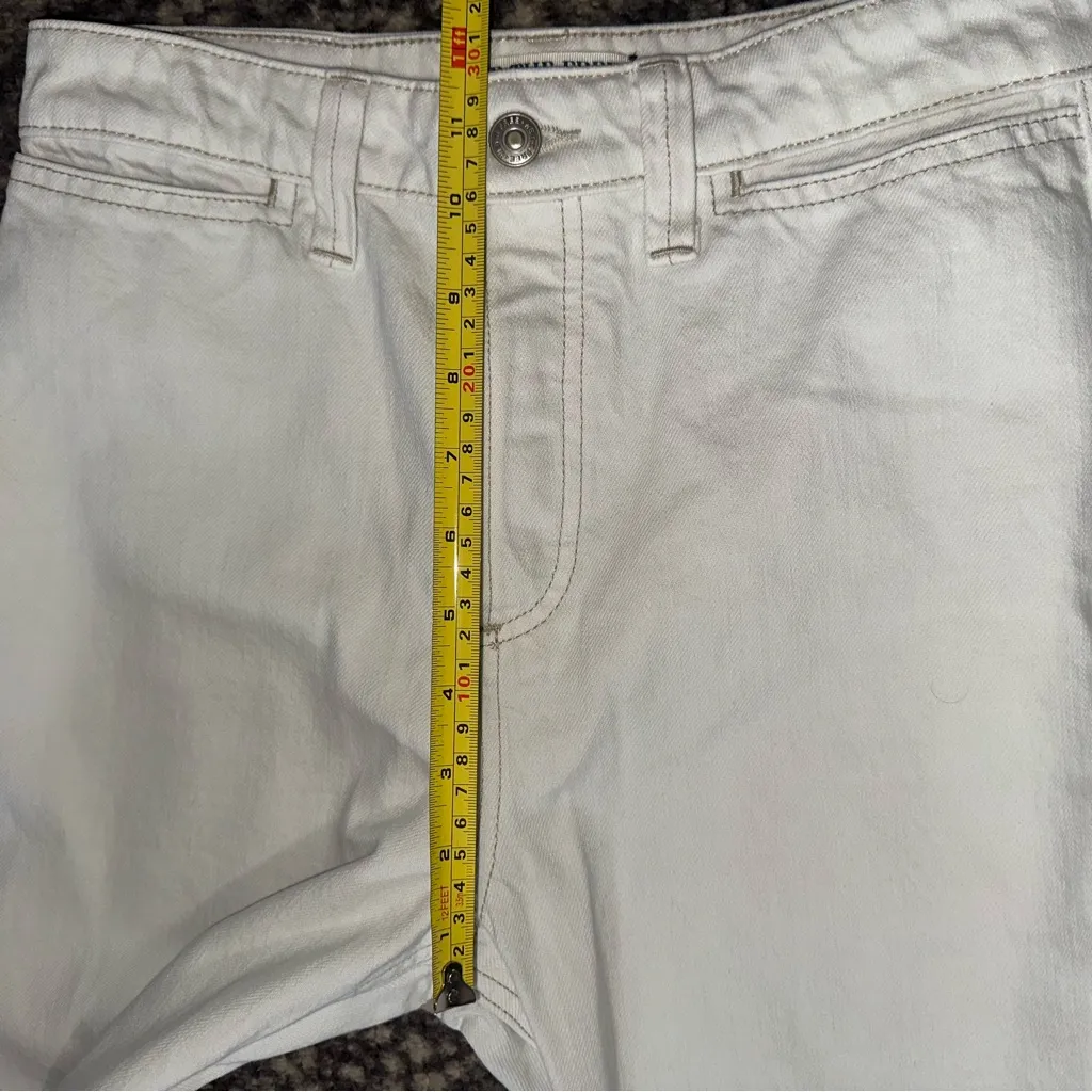 We the Free People Denim Women’s Size 26 Cream Ivory High Rise Flare Leg Jeans - Image 8