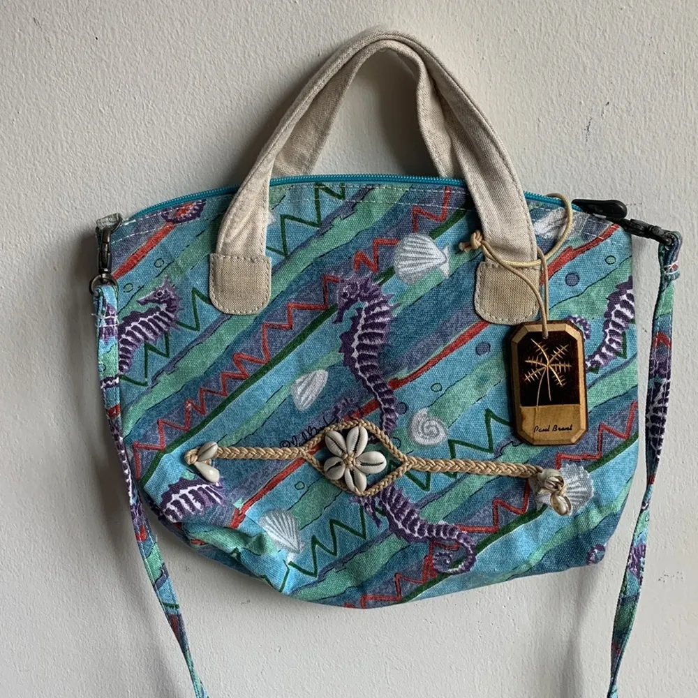 Paul Brent Nautical Seahorse Seashell Crossbody Bag NWT - Image 3