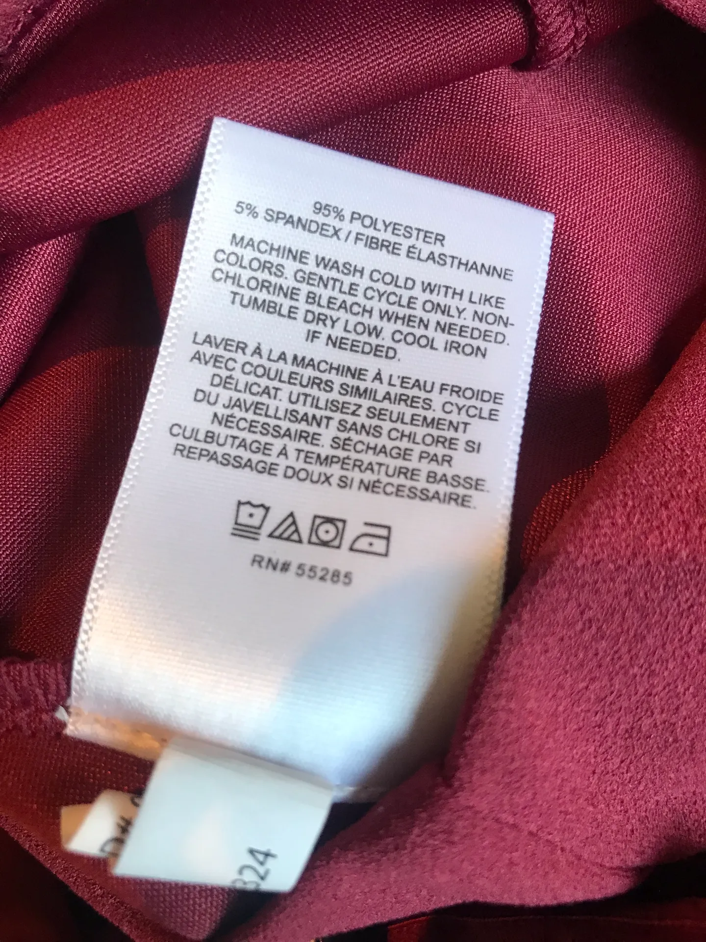 EXPRESS Rust Strapless Jumpsuit - Image 5