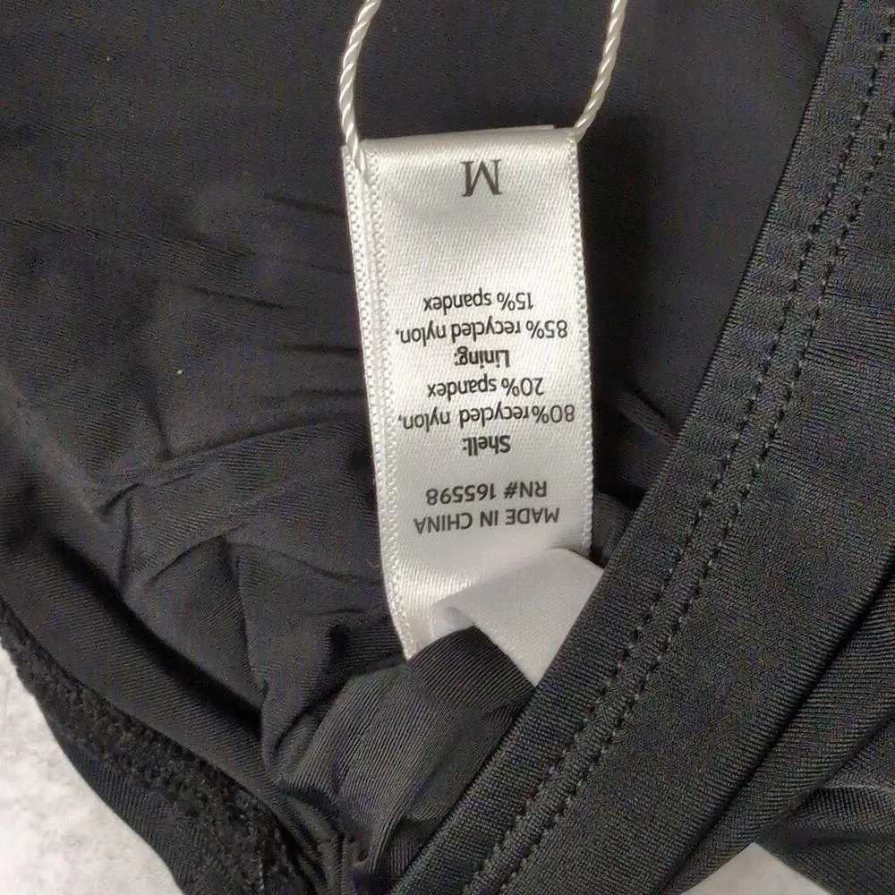 NWT Andie Black Nantucket One Shoulder One Piece Swimsuit Size M - Image 5